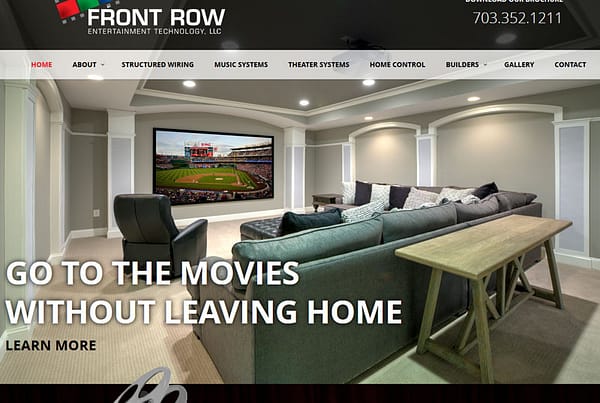 Front Row Entertainment Technology LLC entertainment website
