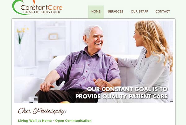 Constant Care Health Services - Health Website