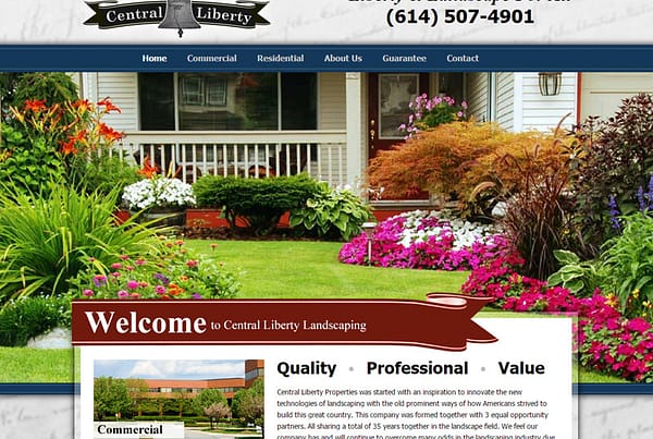Central Liberty Properties - Landscaping Website