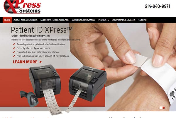 XPress Systems - Identification Solutions Business Website