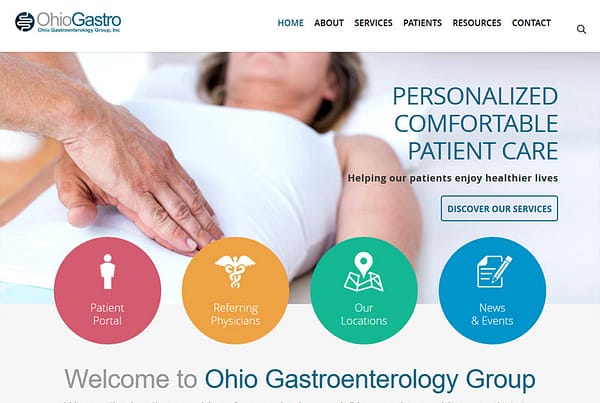 Ohio Gastro - Healthcare Website