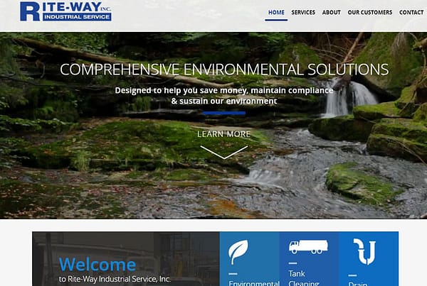 Riteway Industrial - Industrial Cleaning Website