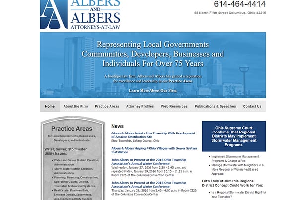 Albers & Albers - A Law Website