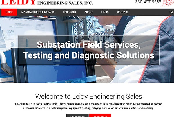 Leidy Engineering Business Website