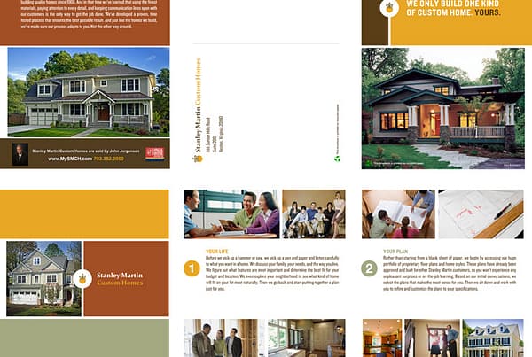 John Jorgenson Stanley Martin Custom Homes Mailer Brochure