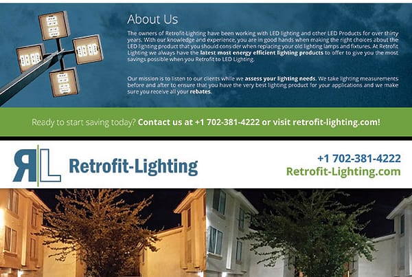 Retrofit Lighting Flyer
