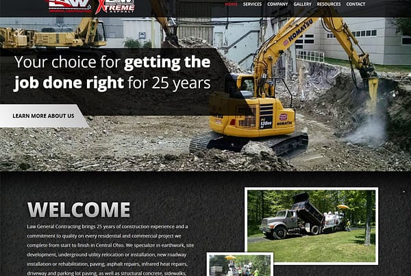 Law General Contracting Website Design