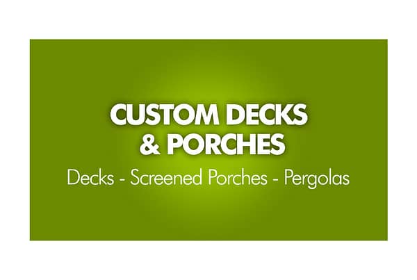 Custom Decks & Porches Logo Design