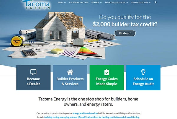 Columbus Tacoma Energy, Wordpress redesign rebuild