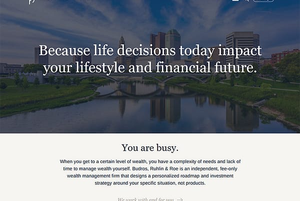 Columbus budros ruhlin roe website design and build