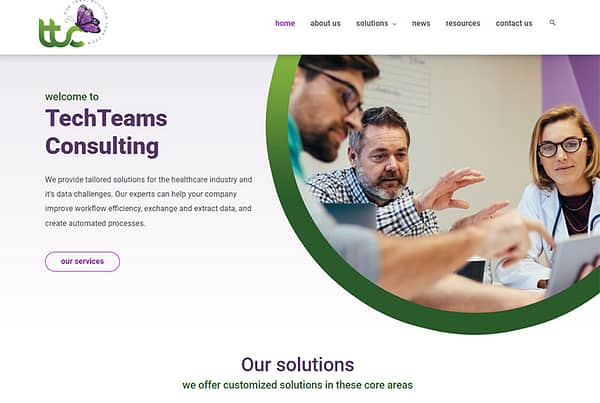 Tech Teams Consulting - Website Design & Development Columbus: Robintek