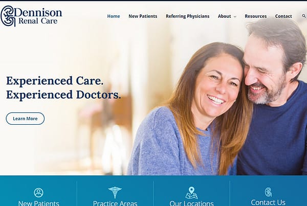 Dennison Renal Care Website Design