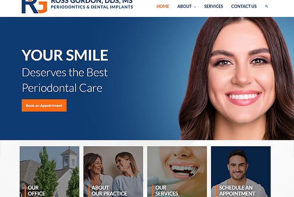 Ross Gordon Dental Website Design