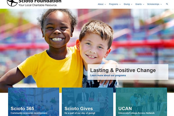 Scioto Foundation Website Design