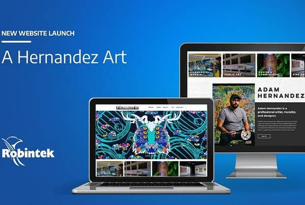 the homepage for the A Hernandez Art website