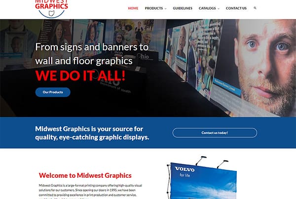 Midwest Graphics Website Design