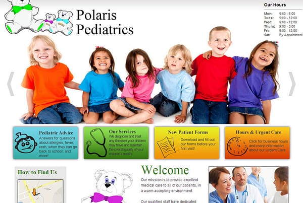 Polaris Pediatrics - Pediatrics Website