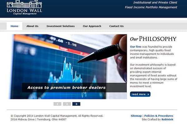London Wall Capital Management a financial firm website