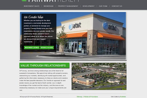 Fairway Realty - Property Management Website