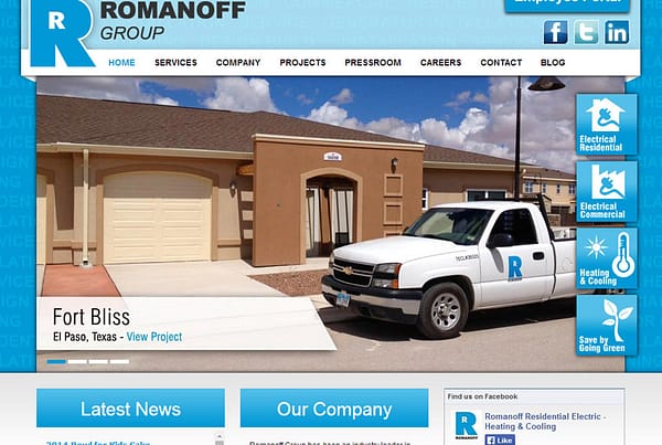 The Romanoff Group - Business Website