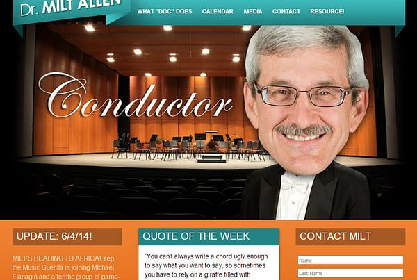Dr. Milton Allen - Conductor, Clinician and Speaker Website