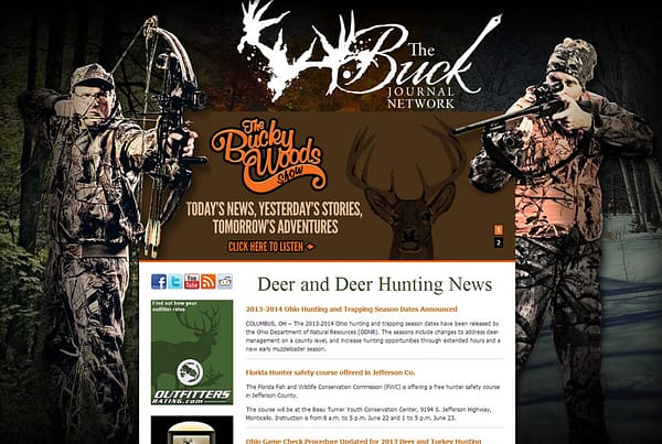 The Buck Journal - Online Radio and Magazine Website