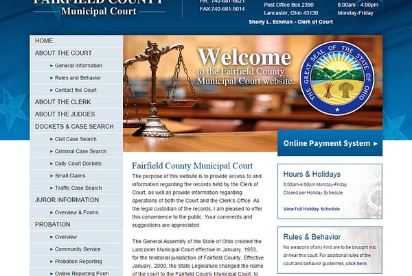 Fairfield County - Municipal Court Website