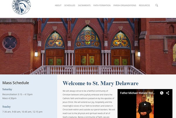 Delaware St. Mary Catholic Church - Church Website
