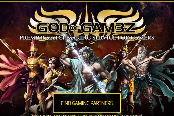 God of Gam3z - Gaming Community Website