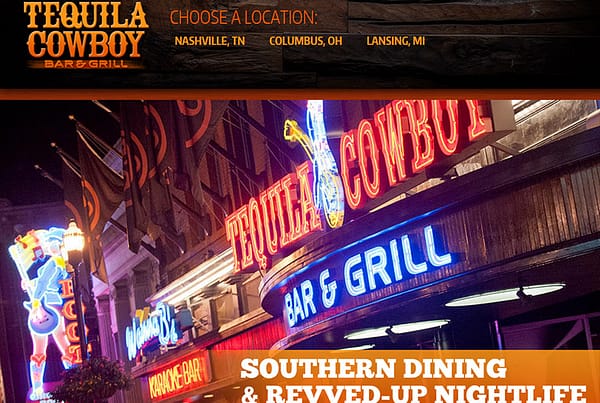 Tequila Cowboy Bar & Grill - Restaurant Bar & Grill Website