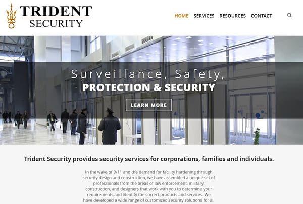Trident Security USA - Technology and Security Website