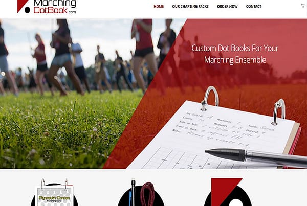 MarchingDotBook - Custom Dot Book Website