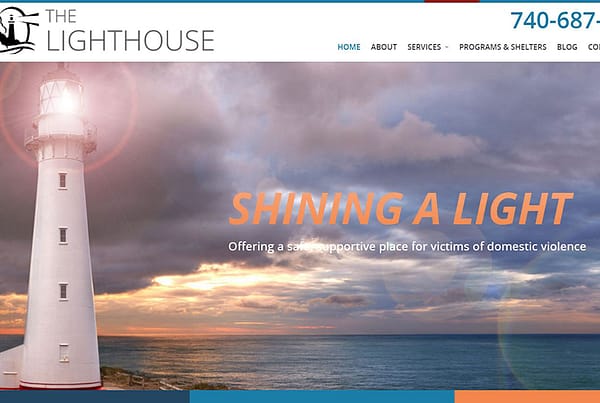 The Lighthouse Domestic Violence Shelter - Non-Profit Website