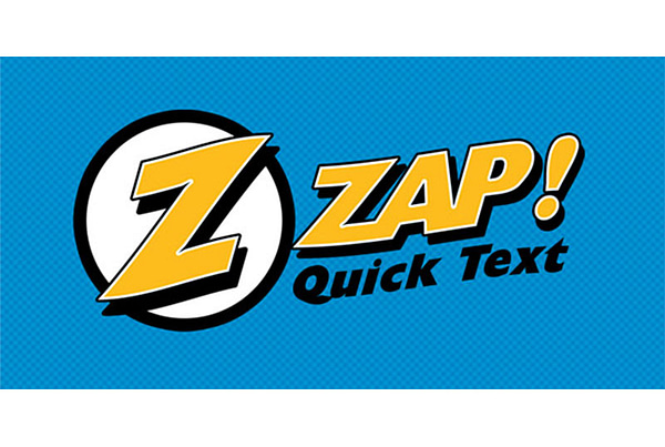 Zap Quick Text Logo