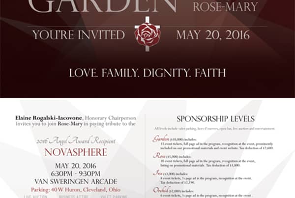 rose-mary center enchanted garden invitation