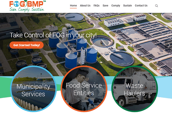 Fog BMP Industrial Business Website Design