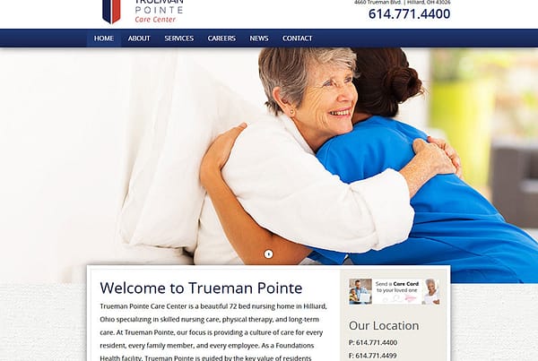 Wordpress, trueman pointe care center, nursing home