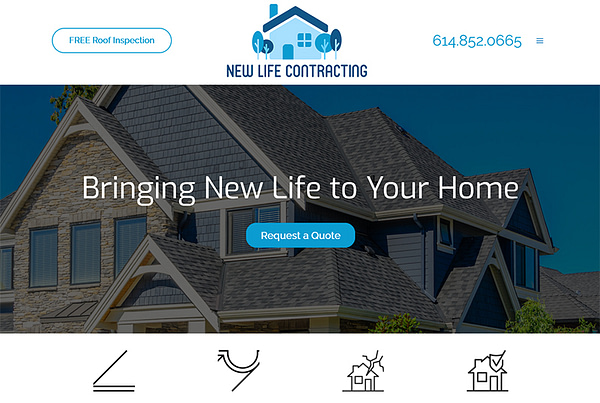 New Life Contracting web site design build ohio