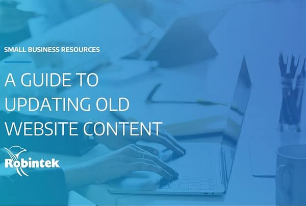 A guide to updating old website content blog header