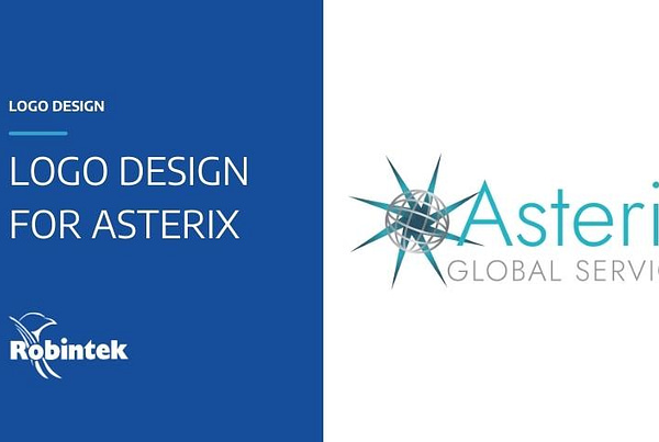 Asterix Global Services Logo Design blog header