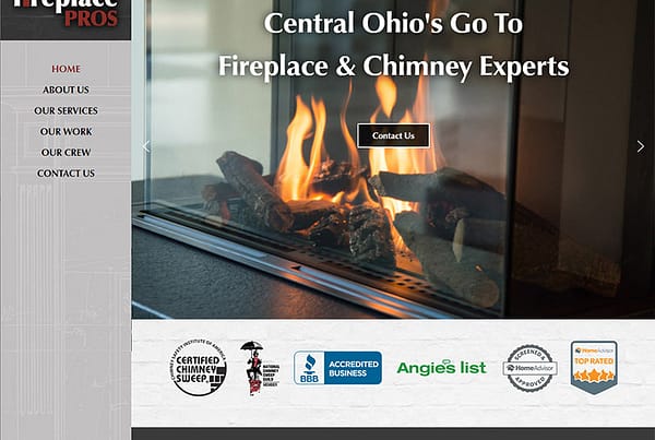 Fireplace Professionals Small Business Website Design