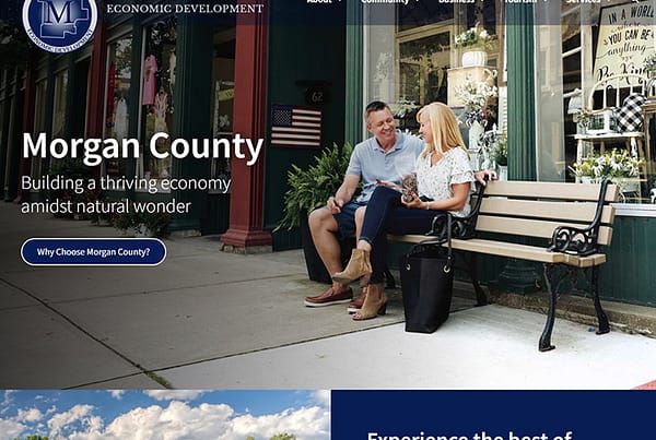 Morgan County Ohio Economic Development Website Design