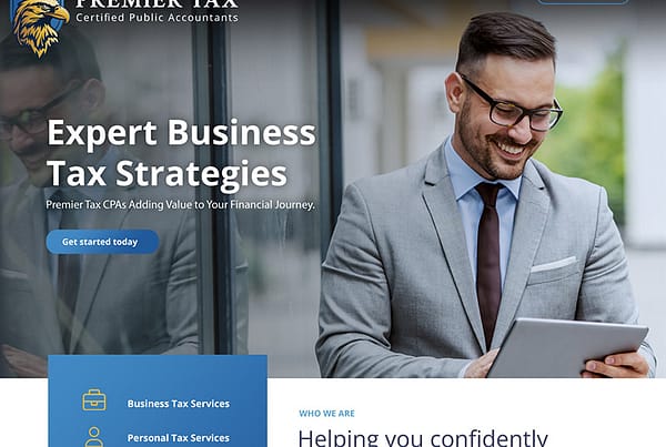 Premier Tax CPAs Website Design