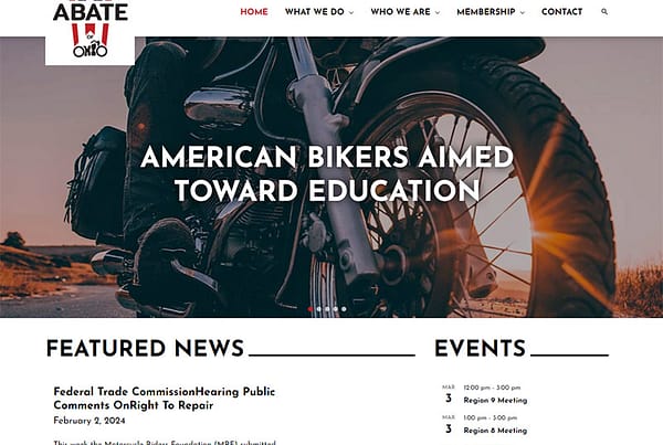 ABATE of Ohio Website Design