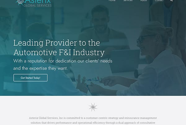 Asterix Global Services Website Design
