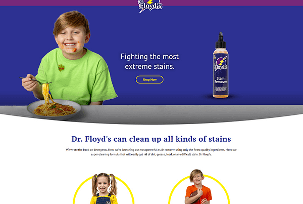 Dr Floyd's Website Design by Robintek