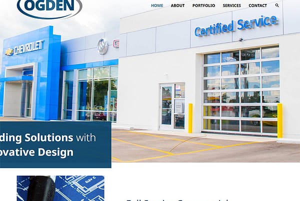 Ogden Construction Website Design