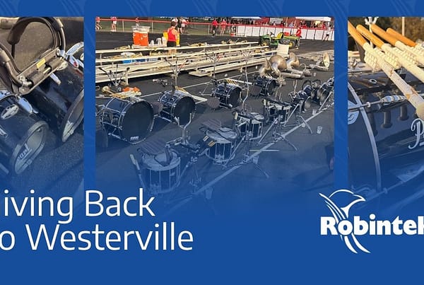 Robintek Supports Westerville South Marching Band with New Percussion Equipment