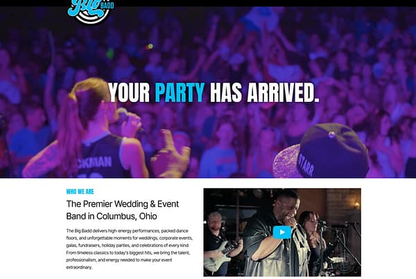 The Big Badd Website Design