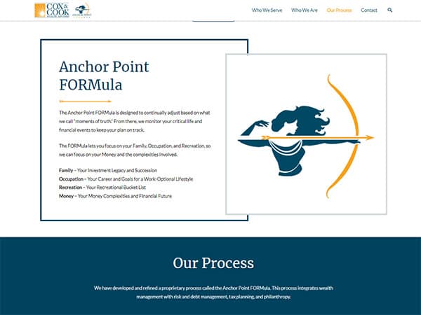 Cox & Cook Curated Content - Robintek Columbus Ohio Website Design